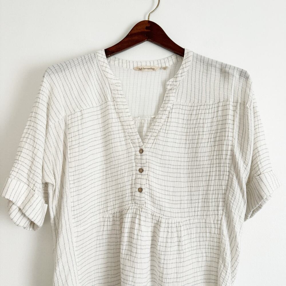 SOFT SURROUNDINGS Marsa Gauze Dolman Top Small S - Picture 3 of 8